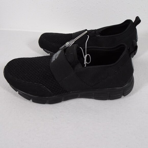 RBX Howie Slip On Sneaker Men's Size 9W Black Training Shoes Athletic Active NEW - Picture 5 of 13